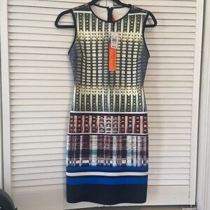 Clover Canyon Digital Neoprene dress size S with tags.